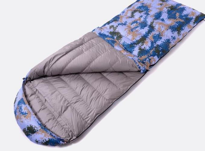 Extra Long Flannel Lined Camping Sleeping Bag Anti Rust With Moisture