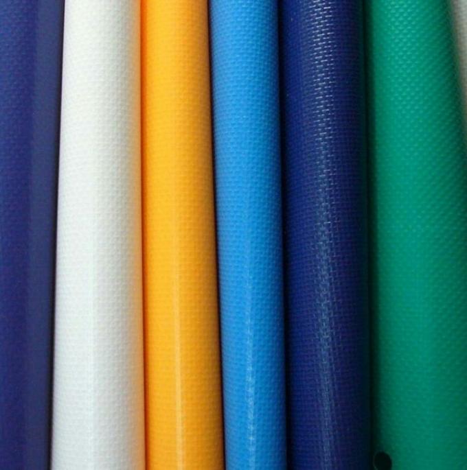 100 Polyester 610g Vinyl Coated PVC Tarpaulin Fabric Super Heavy Duty 18oz