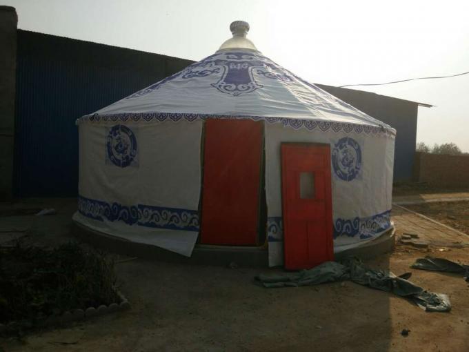 Iurt Circle Shaped Mongolian Yurt Tent With Worm - Preventing Bamboo Trips ...