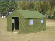 Green Cotton Military Canvas Tents Easy To Install With Stable Structure