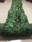 Green Nylon Military Grade Camo Netting Anti - UV Windproof For Camouflage