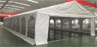8 × 20m Rustproof Outdoor Party Tents Wind Resistant With Plastic Windows