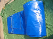 Heat Sealed Seams PVC Tarpaulin Fabric , Thick Waterproof Tarpaulin Covers