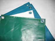 Anti - Mildew PVC Tarpaulin Fabric For Industry , Thick Heavy Duty Canvas Tarp 