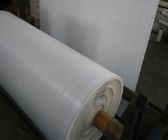 White / Blue PE Tarpaulin Sheet Corrosion - Resistant With Both Side Laminated
