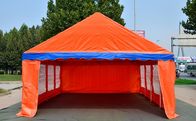 Orange Large Capacity Outdoor Party Tents , Easy Installation Garden Party Tent 