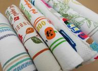 Pigment Printed Kitchen Tea Towels Quick Dry Soft Textile With Lightweight