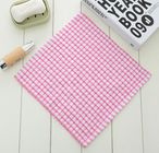 6 Colors Custom Plain Tea Towels , Eco - Friendly Waffle Weave Kitchen Towels 