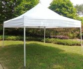 White Backyard Gazebo Tent UV Resistant For Beach / Backyard Camping Parties