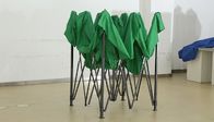 Green PU Coated Pop Up Gazebo Canopy Tent 2 X 2m Outdoor With Extension Tube