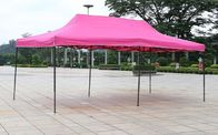 Purplish Red Heavy Duty Pop Up Gazebo Stable Awnings Umbrella With 3.4m Height