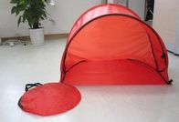220 * 120cm Foldable Outdoor Camping Tent , Pop Up Beach Tent For Sun Shelter