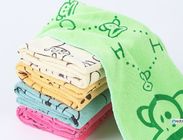 Children Custom Kitchen Tea Towels / Microfiber Face Towel With Cartoon Design