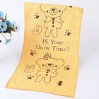 Children Custom Kitchen Tea Towels / Microfiber Face Towel With Cartoon Design