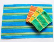 100% Cotton Waffle Hanging Dish Towels Bamboo Fiber With Good Shrink Resistance