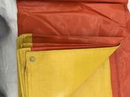 Custom Red Plastic Heavy Duty Tarpaulin Sheet For Sports Grass Fields Covers