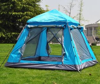 Professional Various Color 4 Person Camping Tent 3.2sqm With Aluminum Pole