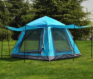 Professional Various Color 4 Person Camping Tent 3.2sqm With Aluminum Pole