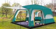 Canvas Fabric Outdoor Camping Tent Double Layers With Good Tearing Resistant