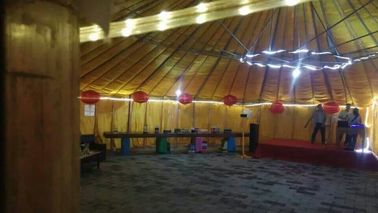 Anti - Water 8m Diameter Luxury Yurt Homes With 80km / H Wind Loading Capacity