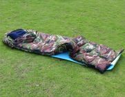 Camouflage Down Sleeping Bag With Pillow , Hiking Outdoor Sleeping Bags 