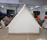 White Outdoor Canvas Tent For For Emergency Shelter Disaster Relief & Camping