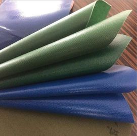 100% Polyester 610g Vinyl Coated PVC Tarpaulin Fabric Super Heavy Duty 18oz