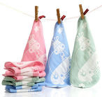 Cotton 4 Layers Jacquard Gauze Scarf Skin Water Child Towel 12 Piece Per Set