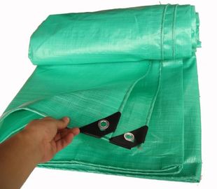 Water Proof PE Tarpaulin With Plain Color Or Strip Color For Covering