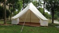 5m Diameter Outdoor Canvas Tent , Modern Pagoda Yurt Bell Tent Copper-zinc Coated