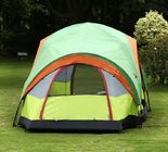 Non-toxic 190T Polyester Fabric Outdoor Camping Tent 2 Room For 8 To10 Person