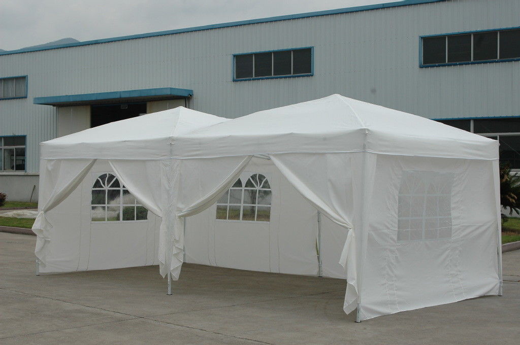 3 X 6m Soft Roof Top Gazebo Folding Tent Rust Resistant For Outside Activity