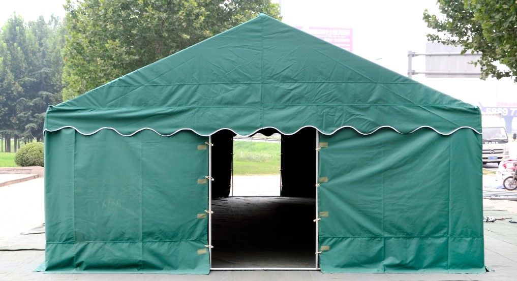 Exhibition Outdoor Party Tents With Hot Dip Galvanized Steel Insert Connectors