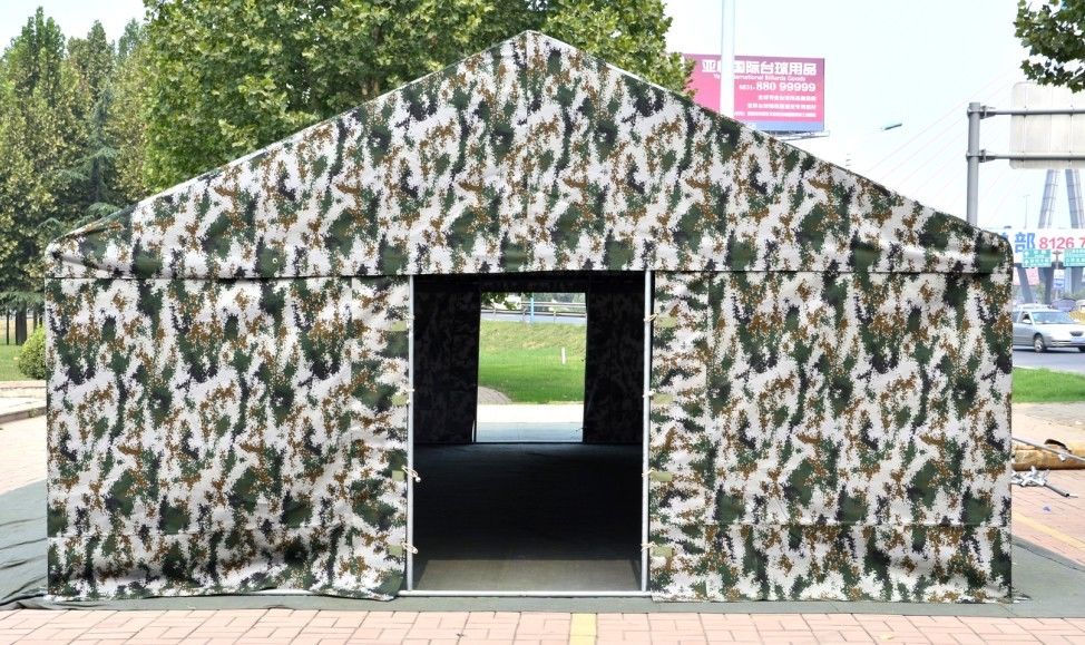 Fire Retardant Military Army Tent Camouflage With Reinforced Nylon Thread