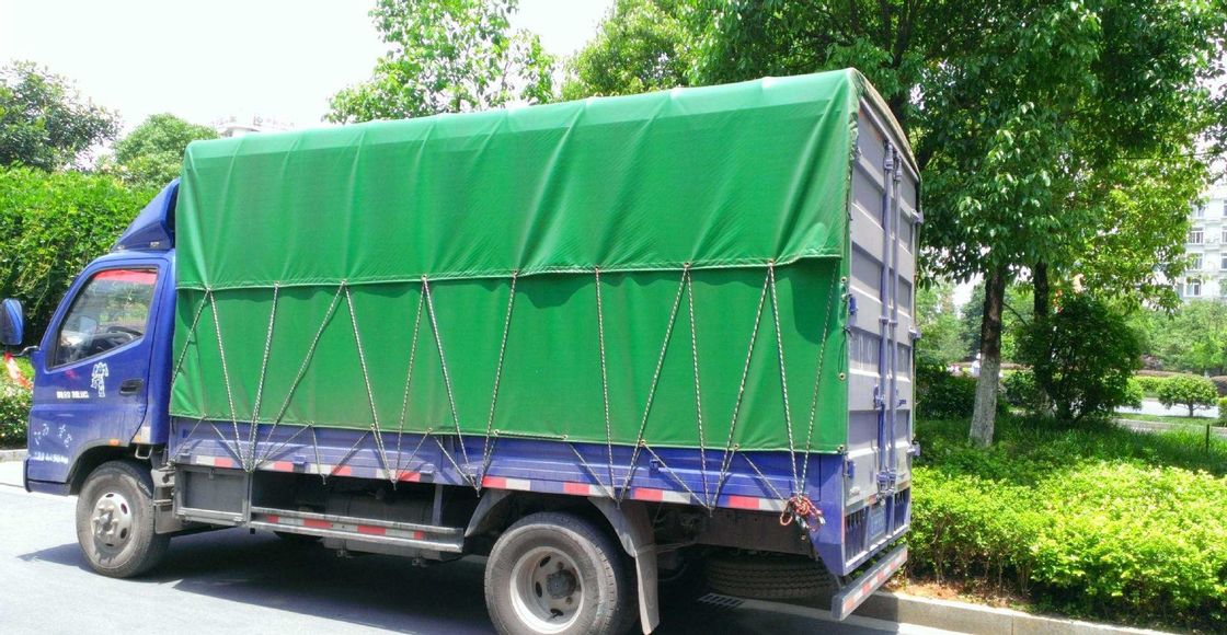 0.55mm Thickness Slide Type PVC Tarpaulin Fabric Anti - Cold With Vinyl Material