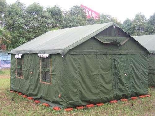 4 Season Outdoor Canvas Tent Customized Sizes With Good Tear Resistant