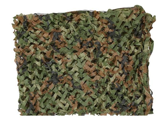 100% Polyester Army Camouflage Netting With Oxford Polyester 150D Material
