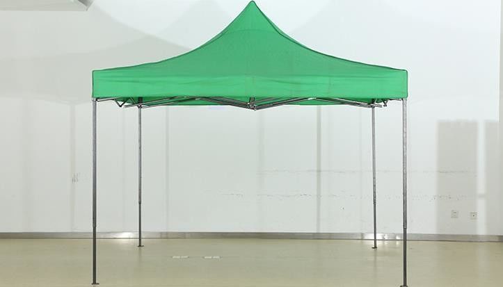 Green PU Coated Pop Up Gazebo Canopy Tent 2 X 2m Outdoor With Extension Tube