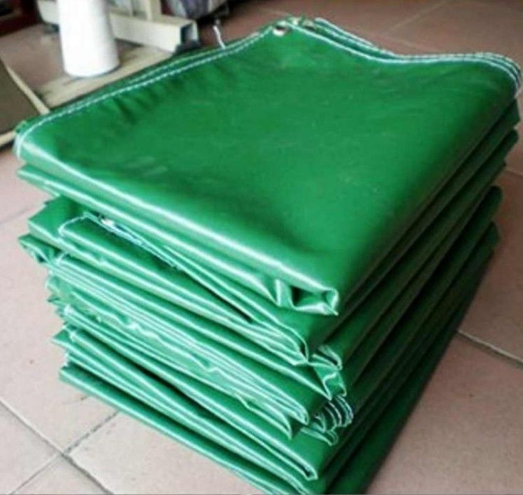Knitted PVC Tarpaulin Fabric For Tent , Truck Cover And Sunshade
