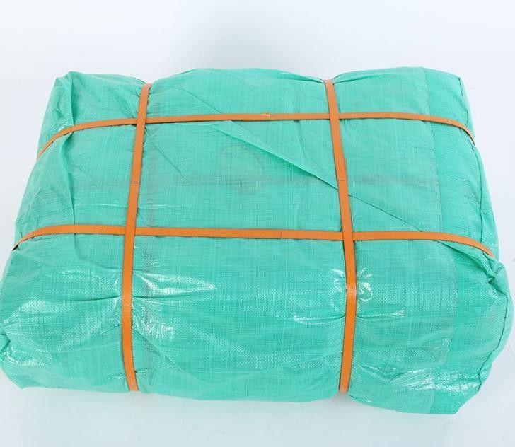 Green 50gsm-300gsm UV Treated PE Tarpaulin Sheet For Truck Cover