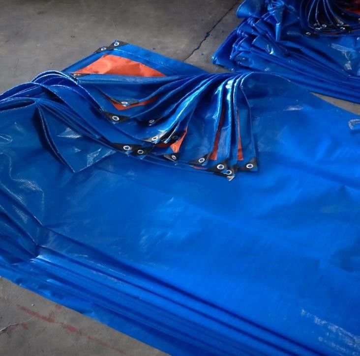 100% Virgin Materials Blue UV PE Tarpaulin For Outdoor Cover