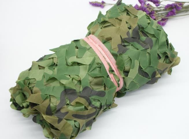Hunting Military Camo Netting / Military Camouflage Netting 210D Oxford Fabric