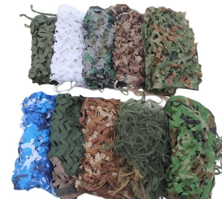 Woodland Military Army Camo Net / Hunting Camoflage Net Customized Size