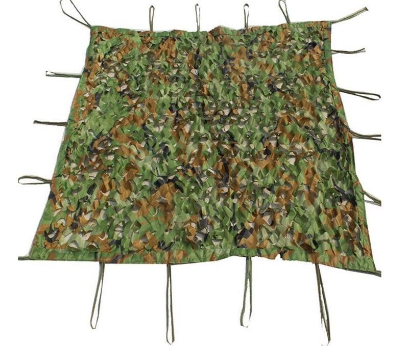 Jungle Double Layers Military Camo Netting Fabric Woodland War Game Camo Net