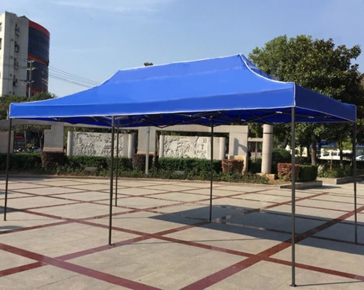 Steel Frame Material Marquee Gazebo Folding Tent , Oxford Fabric Folding Tent / Pop Up
